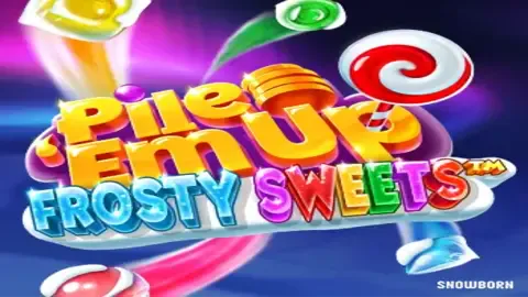 Pile Em Up Frosty Sweets slot logo