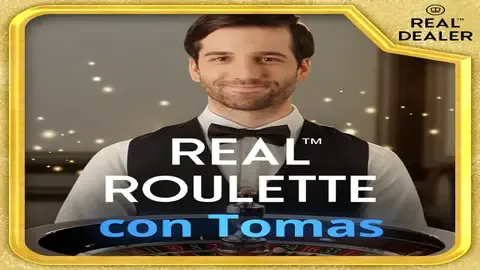 Real Roulette con Tomas In Spanish game logo
