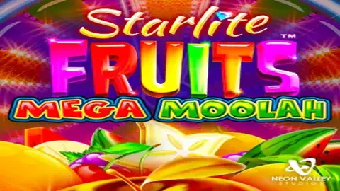 Starlite Fruits Mega Moolah slot logo