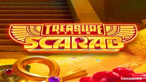 Treasure Tiles Scarab slot logo