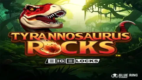 Tyrannosaurus Rocks slot logo
