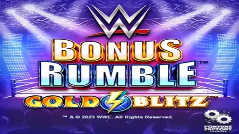 WWE Bonus Rumble Gold Blitz slot logo