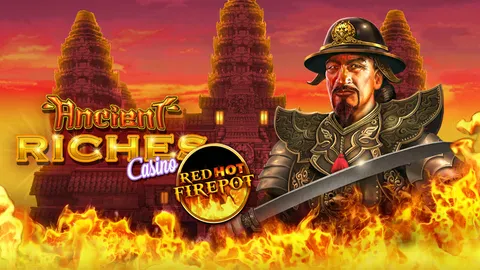 Ancient Riches Casino Red Hot Firepot slot logo