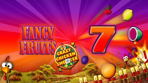 Fancy Fruits Crazy Chicken Shooter slot logo