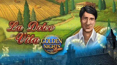La Dolce Vita Golden Nights slot logo