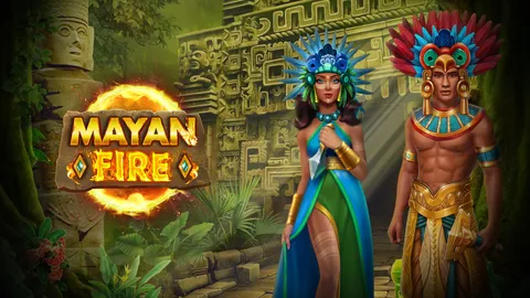 Mayan Fire slot logo