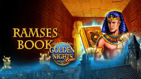 Ramses Book Golden Nights slot logo