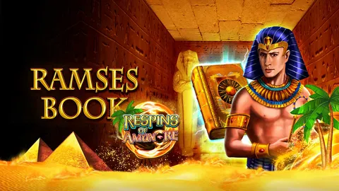 Ramses Book Respins of Amun-Re slot logo