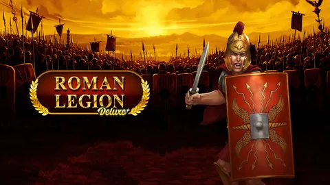 Roman Legion Deluxe slot logo