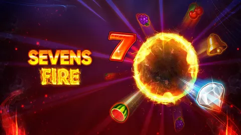 Sevens Fire slot logo