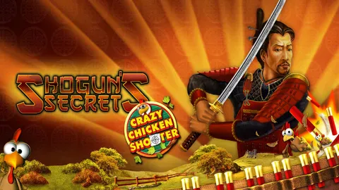 Shogun's Secret Crazy Chicken Shooter slot logo