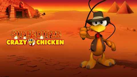 Super Duper Crazy Chicken slot logo