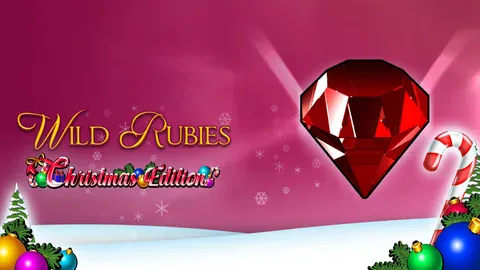 Wild Rubies Christmas Edition slot logo