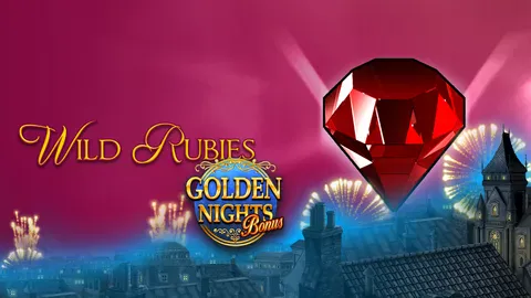 Wild Rubies Golden Nights slot logo