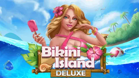 Bikini Island Deluxe slot logo