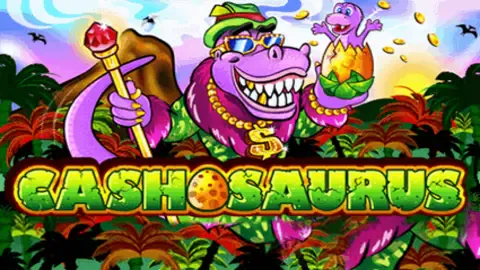 Cashosaurus slot logo