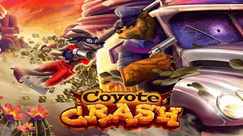 Coyote Crash slot logo