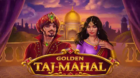 Golden Taj Mahal slot logo