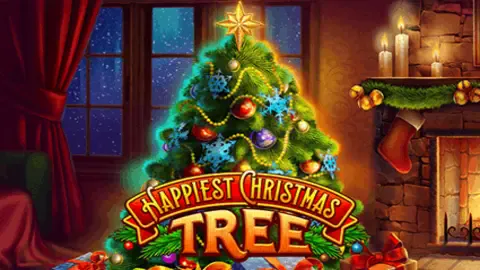 Happiest Christmas Tree slot logo