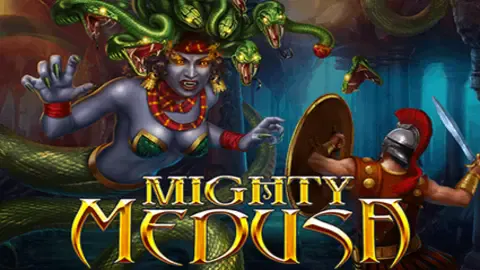 Mighty Medusa slot logo