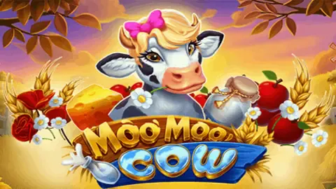 Moo Moo Cow slot logo