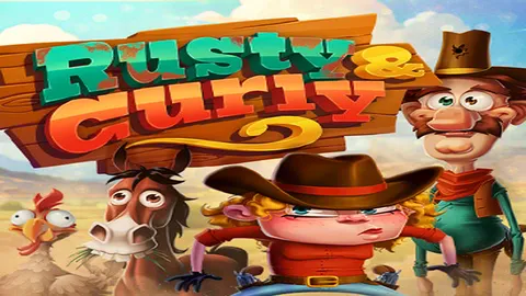 Rusty & Curly slot logo