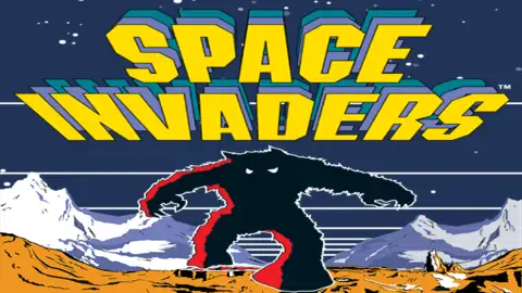 Space Invaders slot logo