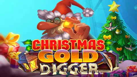 Christmas Gold Digger slot logo
