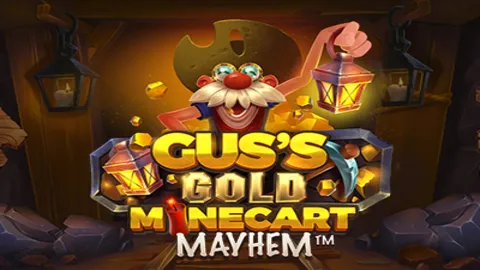 Gus’s Gold: Minecart Mayhem game logo