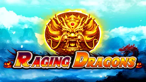 Raging Dragons slot logo