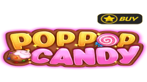 POP POP CANDY slot logo