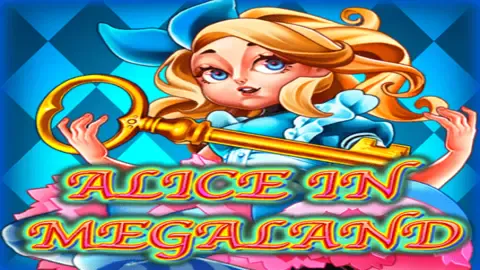 Alice in MegaLand slot logo