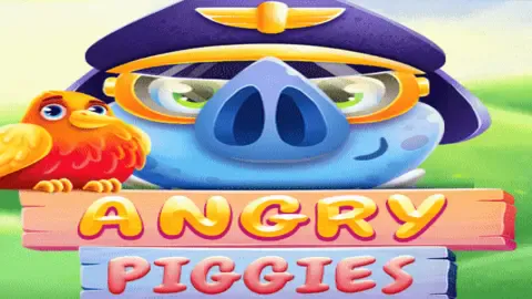 Angry Piggies slot logo