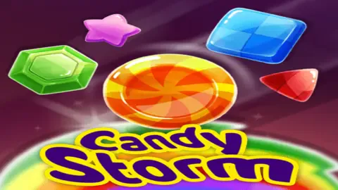Candy Storm slot logo