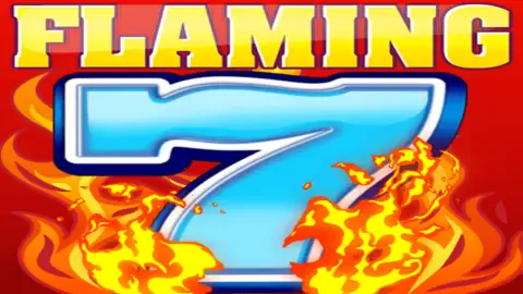 Flaming 7's slot logo