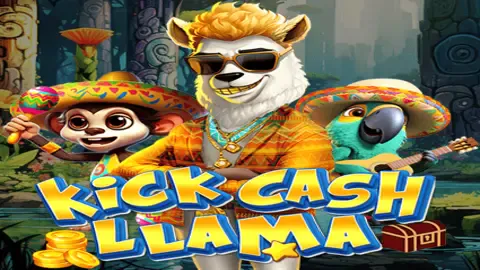 Kick Cash Llama slot logo