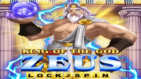 King of the God Zeus Lock 2 Spin slot logo