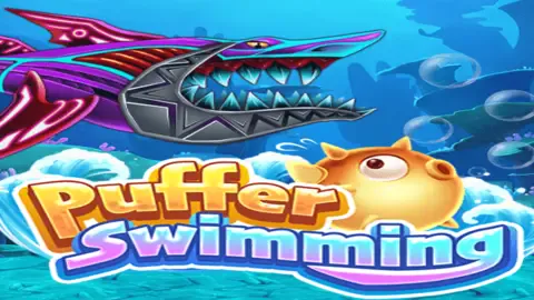 Puffer Swimming game logo