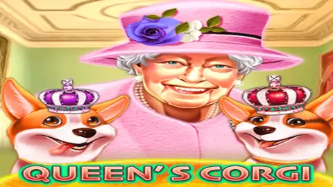 Queen’s Corgi slot logo