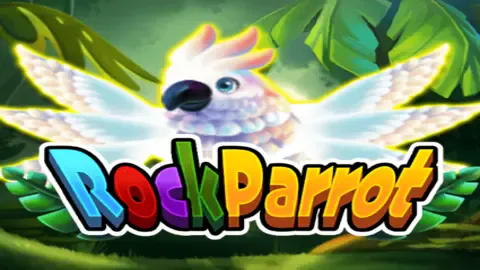 Rock Parrot slot logo