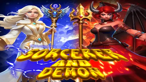 Sorcerer and Demon slot logo