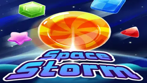 Space Storm slot logo