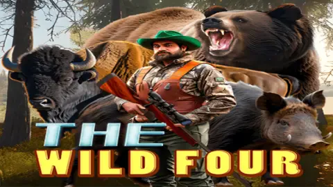The Wild Four slot logo