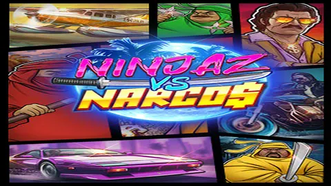 Ninjaz vs Narcos slot logo