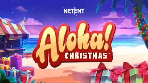 Aloha! Christmas slot logo