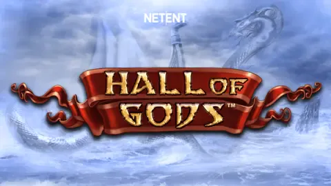 Hall of Gods slot logo