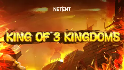 King of 3 Kingdoms slot logo