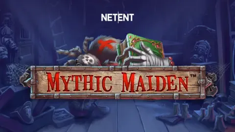 Mythic Maiden slot logo