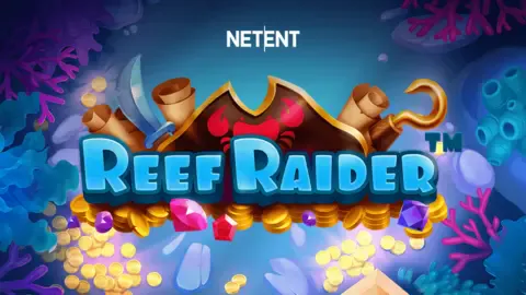 Reef Raider slot logo