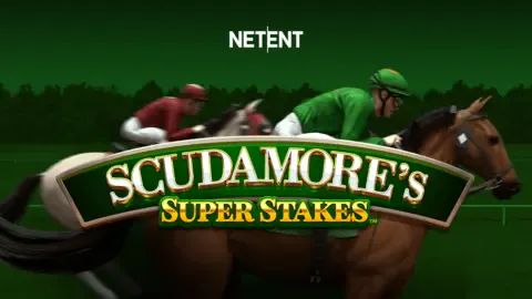 Scudamore’s Super Stakes  slot logo